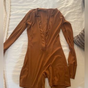 Brown onesie